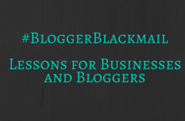 Blogger Blackmail Lessons