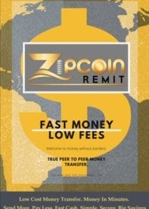 ZipCoin Remit, December 2019, Updates