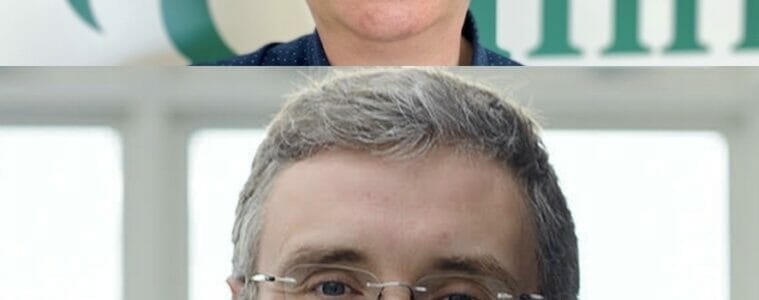Paul Flanagan, Managing Director of Camfil Ireland and Dr. Kevin Nolan UCD who were involved in the study