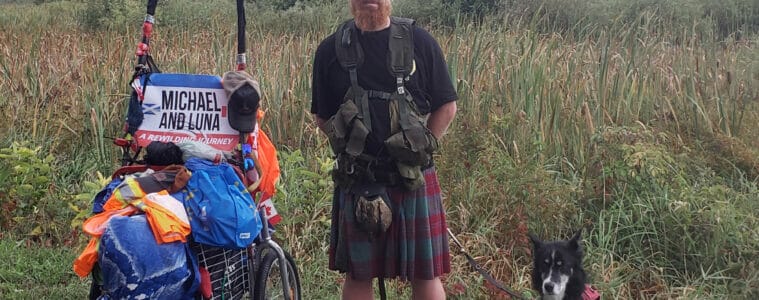 Perthshire man’s epic coast-to-coast hike across Canada to help rewild the Highlands