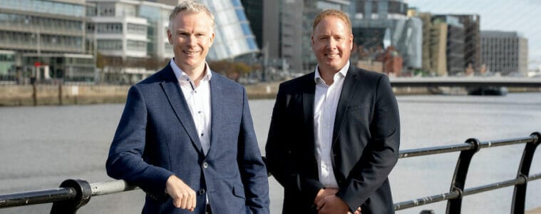 L-R David Jefferys CEO ActionPoint, Barry Byrne Managing Director ICT Project Management