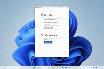 Help quick assist app