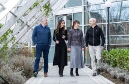 Niall McEvoy of Elkstone Ventures, Laura Tortosa Sancho of Lative, Jenny Melia of Enterprise Ireland and Werner Schmidt of Lative