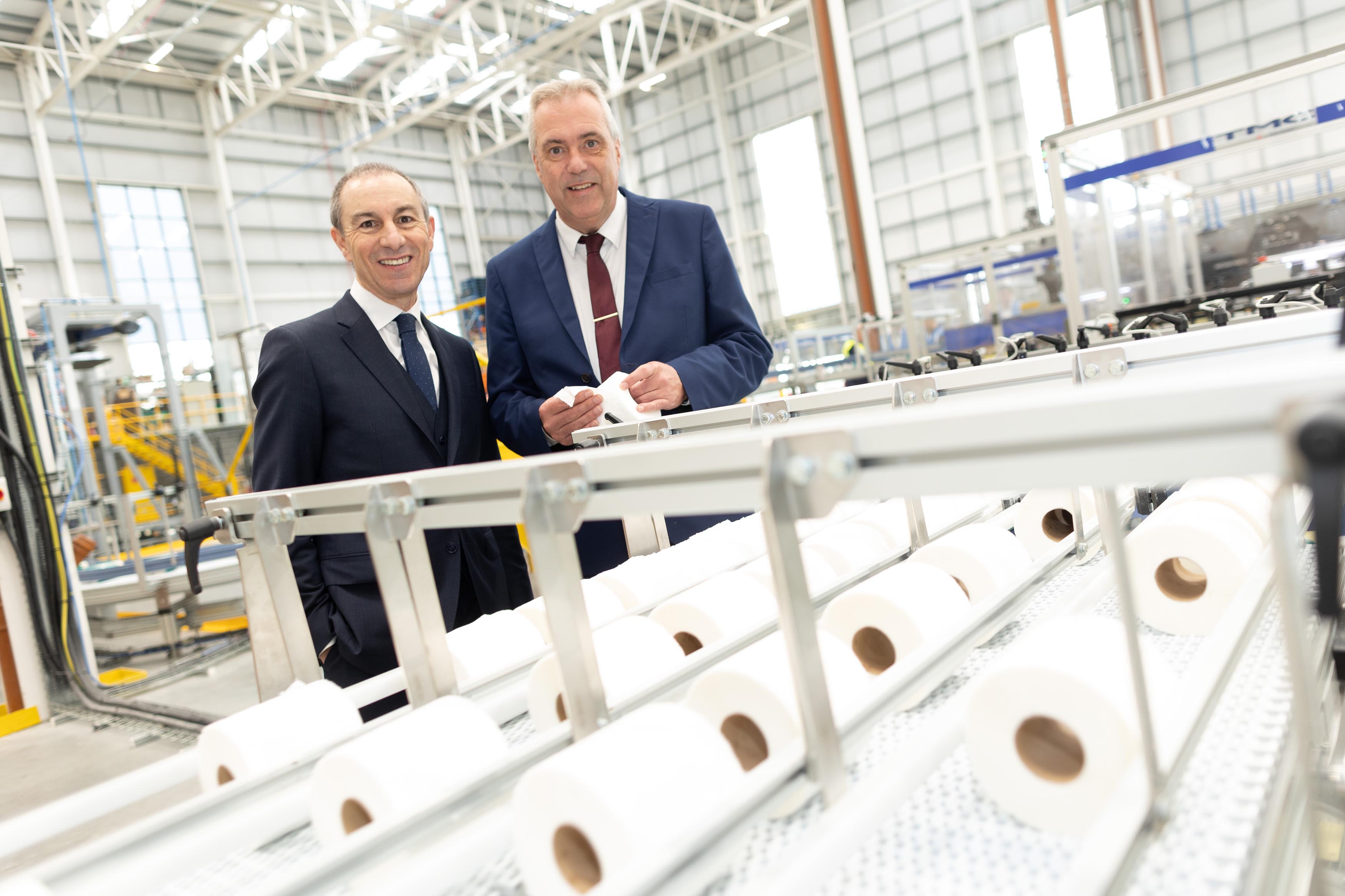 Aldar Tissue Announces 30 New Roles at Opening of New €15 Million Manufacturing Facility