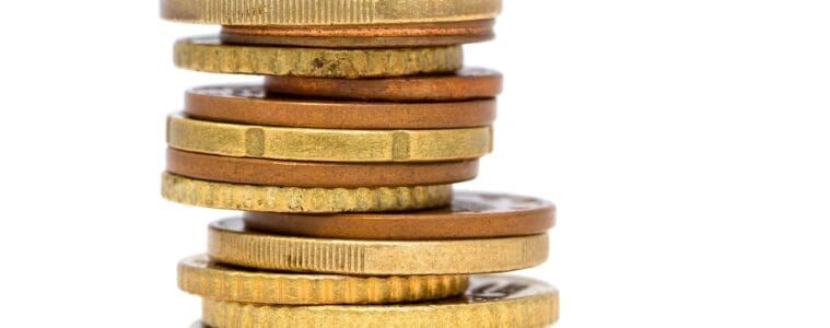 coins, gold, stacked. 1 in 4 Irish People Have Less Than €500 Set Aside for a Rainy Day