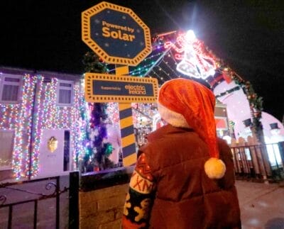 Solar panels gifted to 'Dublin's Father Christmas' to power thousands of lights