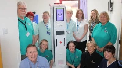 Dublin-Based Akara Robotics Deploy Two Decontamination Robots to NHS Hospital