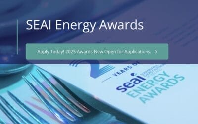 Businesses, Communities, Public Bodies, and Individuals invited to enter the 2025 SEAI Energy Awards