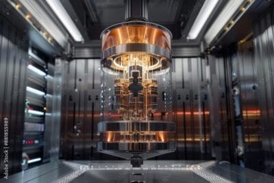 A quantum computer. Generative AI